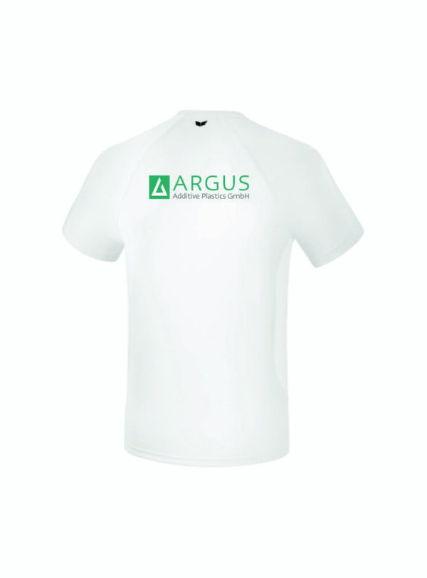 ARGUS Laufshirt Herren weiß , inkl. Bedruckung auf Brust, Ärmel und Rücken #varinfo – Bild 3