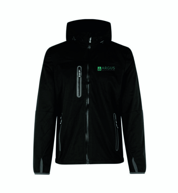ARGUS Softshelljacke Herren, inkl. Direkteinstickung auf Brust und Rücken #varinfo