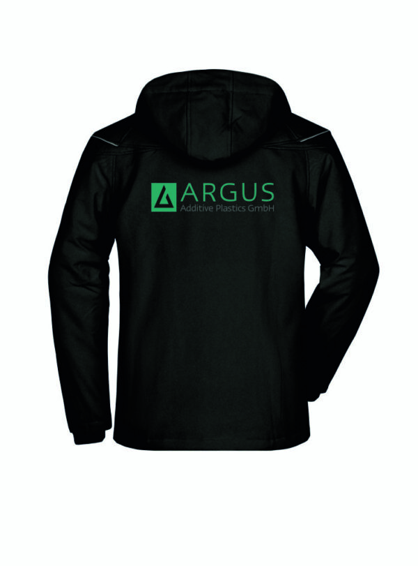 ARGUS Winter Softshelljacke Herren, inkl. Direkteinstickung auf Brust und Rücken  – Bild 2